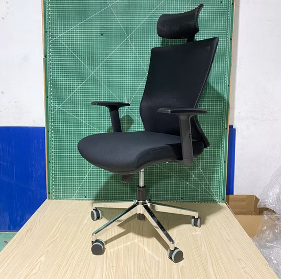 Chaise d'accoudoir de maison moderne en maille de directeur de bureau